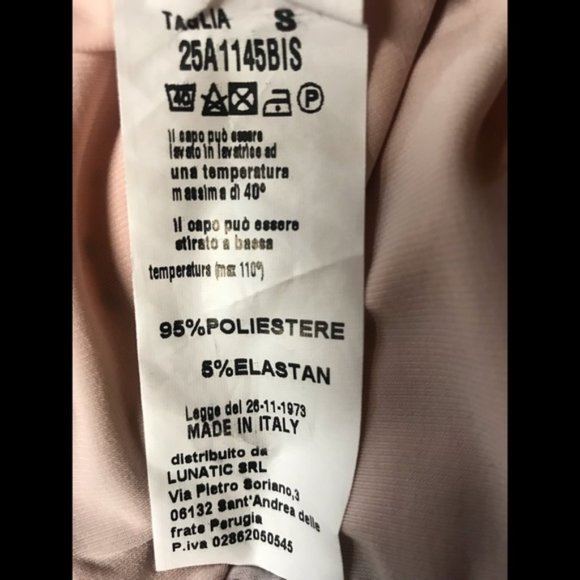 NWOT Lu & Lu Pink Polka Dot Cocktail Dress with Lace detail - Size S - Picture 7 of 7